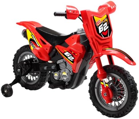 Vroom Rider VR098 6V Battery Operated Dirt Bike, Red