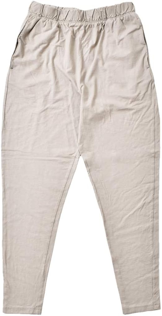 Amazon トラバイユマニュアル Travail Manuel 強撚クール天竺アンダージョッパーズパンツ S グレージュ Col S ロングパンツ 通販