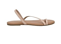 CUSHIONAIRE Women's Catalina toe ring Sandal with
