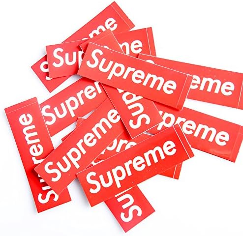 Supreme Car Sticker Waterproof and Oilproof Phone Glass Backpack Stickers 100 Pcs