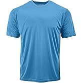 DRIEQUIP Men's Big & Tall Short Sleeve Moisture Wicking Athletic T-Shirts XS-6XL and Tall Sizes