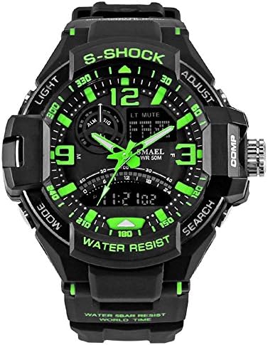 Police Digital Waterproof Watch Velcro Band Battery Watches for Men