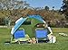 Lightspeed Outdoors Seaside Pop Up Sun Shelter Tent, Green/Blue