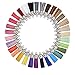 35 Colors 40 mm Suede Tassel for Keychain Cellphone Straps Jewelry Charms,70 pcs Leather Tassels DIY Accessories