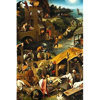 Art Journal: Pieter Bruegel the Elder - The Dutch Proverbs - Art Cover College Ruled Notebook | 110 Pages (Pieter Brueghel (Bruegel) the Elder) 