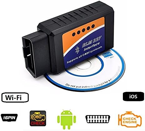 Beluia ELM327 OBD2 Bluetooth, Car Scan Tool Work With Wifi IOS Android Windows, no retail package