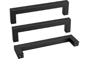 goldenwarm 35 Pack |5" Black Cabinet Handles Kitchen Cabinet Handles Black Drawer Pull for Kitchen Cupboard Handles