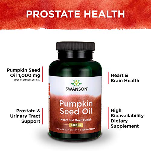 Swanson Pumpkin Seed Oil Brain Health Cardiovascular Support High
