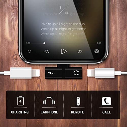 image for Hamdol Headphone Adapter for iPhone X/Xs/XR/7/7plus/8/8plus Dongle Ear