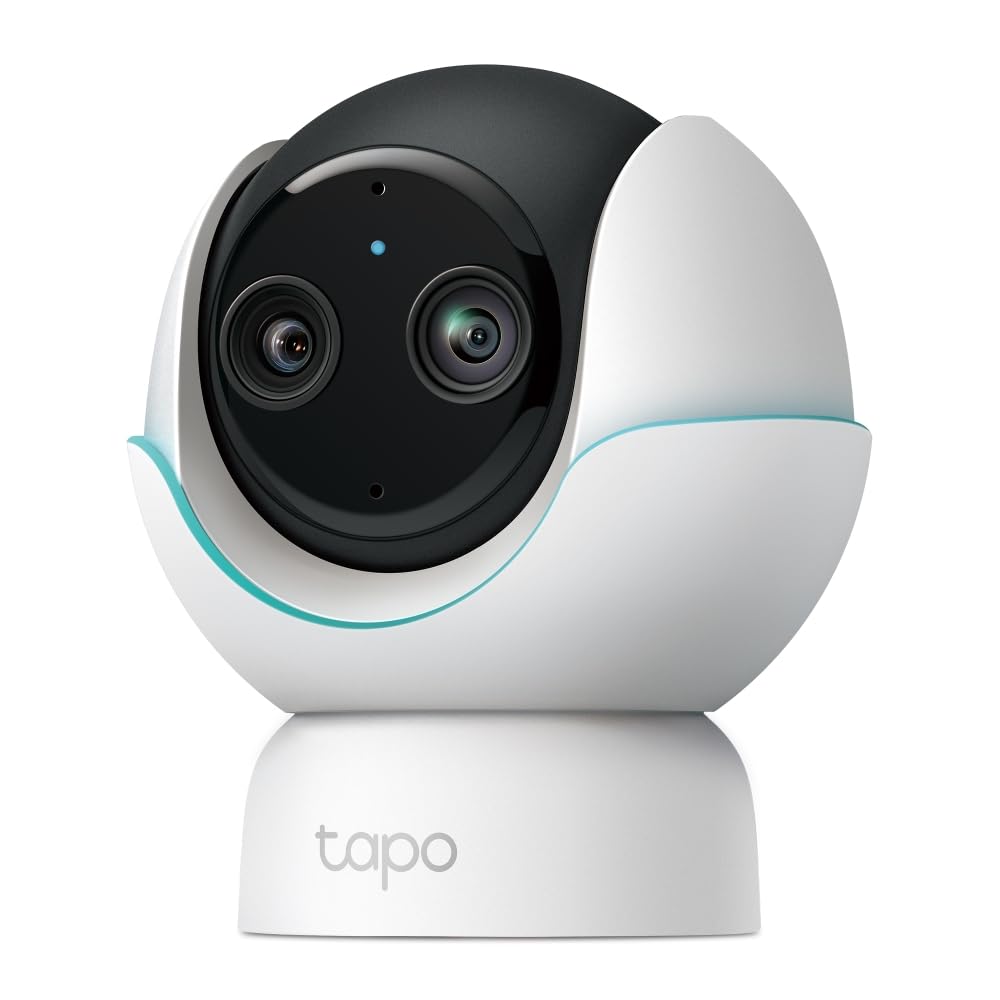 Tapo C840 Dual-Objektiv BabyCam (Erkennung von Babygeschrei & bedecktem Gesicht, Schlafanalyse & -bericht, Schlaflieder & Weißes Rauschen, Nachtlicht, MicroSD bis 512 GB)
