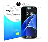 meOne Samsung Galaxy S7 Screen Protectors - Anti-Glare, Anti-Fingerprint, Anti-Scratch, Matte Screen Protectors [3-Pack] + Lifetime Warranty