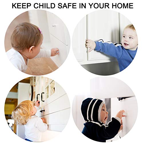 Furniture Straps,12 Pack Baby Proofing Anti Tip Furniture Anchors Kit, Cabinet Wall Anchor, Adjustable Child Safety Straps Protect Toddlers & Pet from Falling Furniture