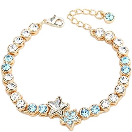 BL-020266C6 Alloy Korean Version Star Inlaid Crystal Women's Bracelet
