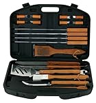 Mr. Bar-B-Q 94001X 18-Piece Stainless-Steel Barbecue Set with Storage Case