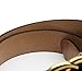 MAKGOT Women's Genuine Leather Belts Casual Thin Belt For Jeans Pants 1.48″ Wide With Vintage Buckle For Women and Men (Style 1(Belts + Earring), 110cm/43.3'', pants size 29''-34'')
