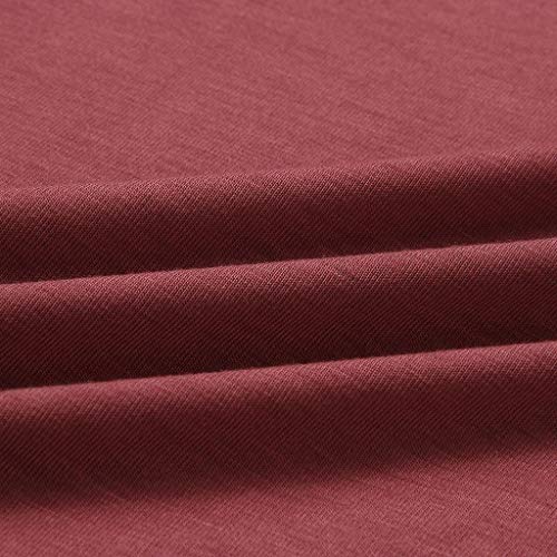 image for Emimarol Womens Tops Casual Short Sleeve O Neck Tops Loose Lightweight