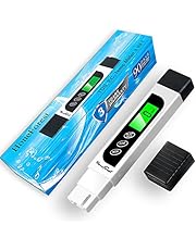 Water Quality Tester, Accurate and Reliable, HoneForest TDS Meter, EC Meter & Temperature Meter 3 in 1, 0-9990ppm, Ideal Water Test Meter for Drinking Water, Aquariums, etc.