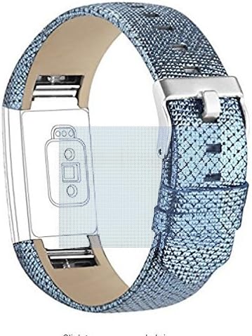 Goosehill Replacement Leather Strap Band Compatible for Fitbit Charge 2, Adjustable Replacement Sport Straps Fitness…