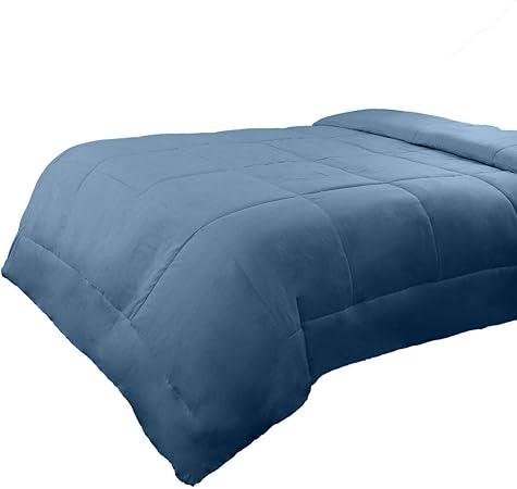 Amazon Com Piccocasa Full Queen Blue 100 Polyester Washed Cotton