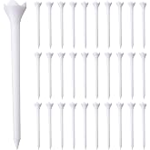 Premium Plastic Golf Tees | 30/100 Pack Golf Tee (3-1/4", 2-3/4", 1-1/2") | Performance Enhanced Durability, Great Stability, Multiple Designs &amp; Heights, Golf Accessories