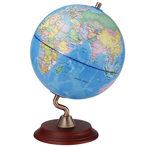1 World+Globes+Wooden+Stand+Kids