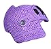 Roman Knight Helmet Visor Cosplay Knit Beanie Hat Cap Wind Mask (Free Size, Purple)