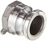 Dixon G150-A-AL Aluminum A380 Global Type A Cam and Groove Hose Fitting, 1-1/2" Plug x 1-1/2" NPT Female