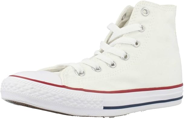 youth white high top converse