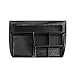 7 Compartment Wire Mesh Desk Organizer, Black, Compact Caddy for Desk Accessories, Perfect for Home, Students, or Office