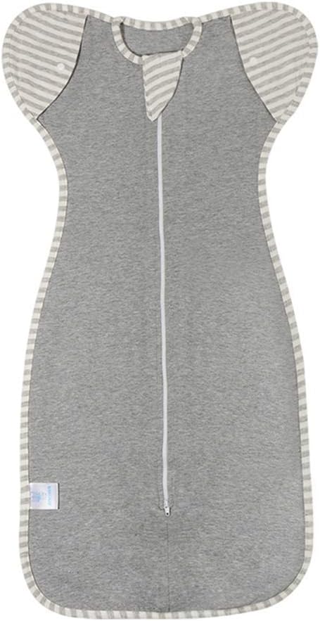ILuck Baby Swaddle Sack with Arms Up, Swaddle Blankets, Transition Bag, Baby Sleeping Bag, 13-19 lbs, self-Soothing, Snug fit Calms Startle Reflex, Medium 0-6 Month