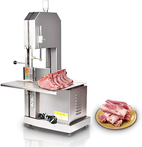 Amazon Baoshishan 骨切り機 電動骨切り機 骨カッター 業務用骨切り機 電動骨カッター 電動骨切り包丁304ステンレス綱 ブレードの有効な切断距離250mm 冷凍肉 魚骨 肋骨 10ｗ 肉屋と屠殺工場用 110v 銀色 包丁 ナイフ はさみ オンライン通販