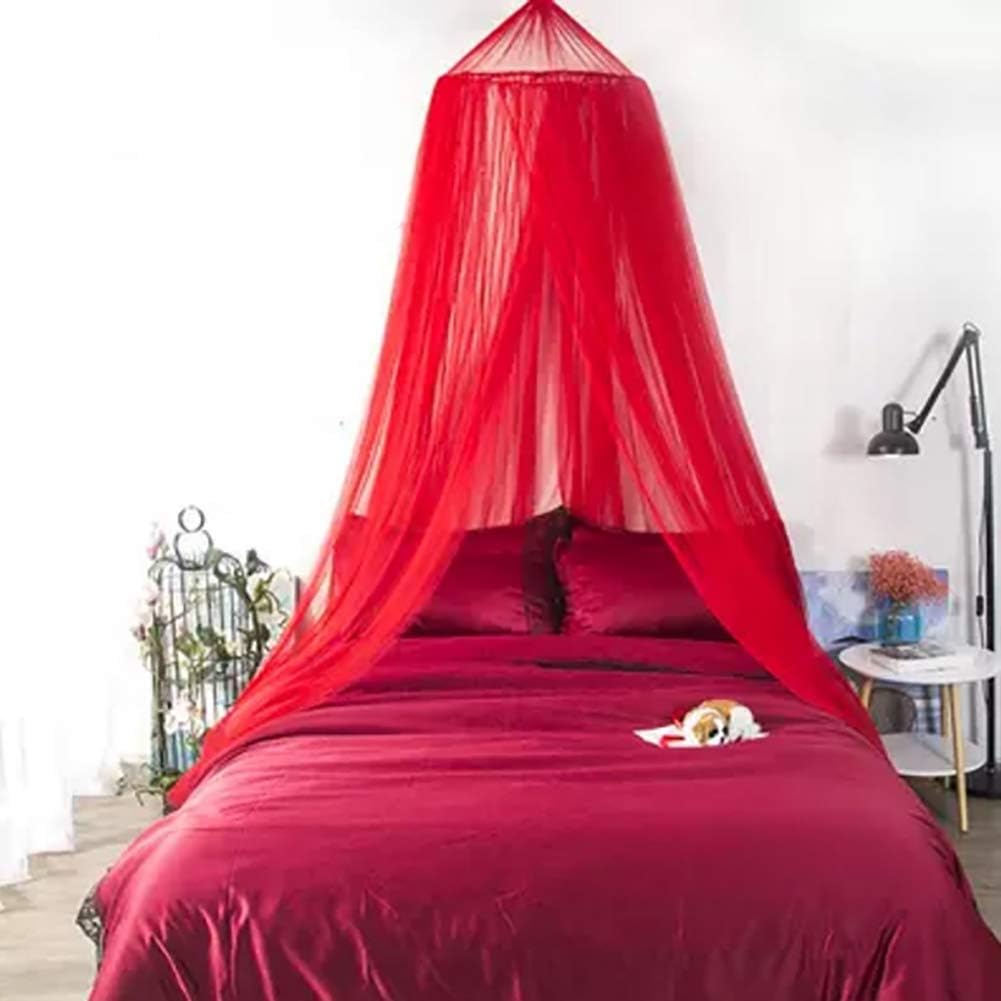 baldacchino rosso per le ragazze