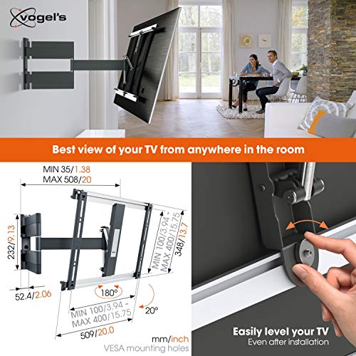 Vogel's THIN 445 fullmotion TV wall mount for 2655 inch TVs Swivels