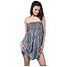 Shawhuaa Womens Bohemian Vintage Tube Dress Summer Casual Beachwear XX-Large Green