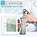 Blood Pressure Monitor Wrist Cuff - Digital BP Monitor - Fully Automatic Accurate Wrist Pressure Monitor for Home - Wrist BP Machine with Large LCD Display Carrying Case 2AAA (White) (White) (Grey)