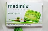 Medimix Herbal Handmade Ayurvedic Soap with Natural Glycerine With Lakshadi Oil for Dry Skin Pack of 5 (5 x 125 g)