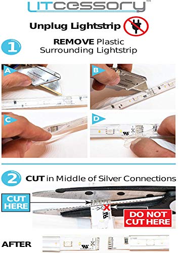 4 6+Pin+Cut+End+Connector+Philips+Lightstrip