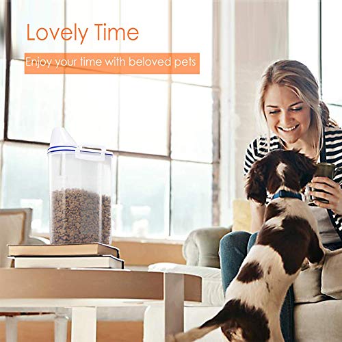 2-Pcs-Pet-Food-Storage-Container-with-Pour-Spout-and-Measuring-Cup-BPA-Free-PlasticAirtight-Pet-Dry-Food-Dispenser-and-Seal-Buckles-for-Dogs-Cats-Bird