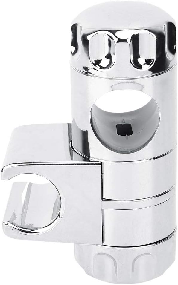 Shower Rail Head Bracket Holder, 25mm Replacement Hand Shower Head Bracket Arm Clamp for