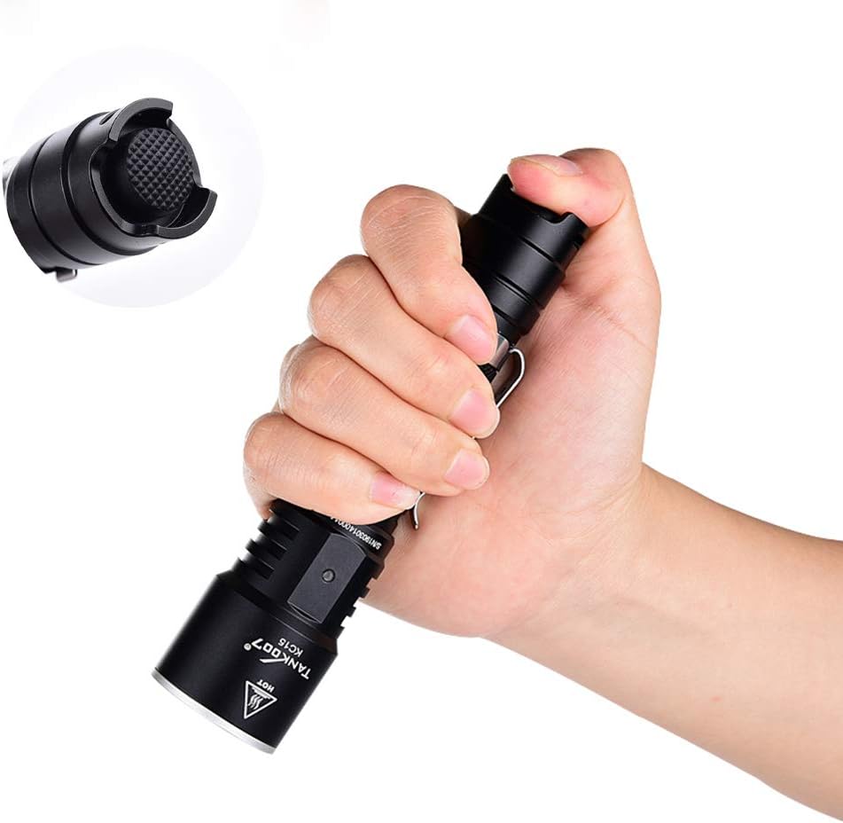 Rechargeable Handheld Flashlight Brightest LED Flashlight, Tactical High Lumen With Battery included, 5 Modes, WalkLight for Household, DogWalking, Emergency, Camping, Multi-use, IPX7 Waterproof(1000Lumen) - - 