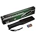 Metal Detector Security, Adjustable Hand-held Metal Detector Sensitivity Super Wand Scanner with 16 LED Lights for Airport, Open Port, Frontier, Company Entrance (9V Non-rechargeable Battery Included)