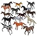 Prextex Plastic Horses Party Favors, 16 Count (All different horses in various poses and colors) Best Gift For Boys Toys For boys
