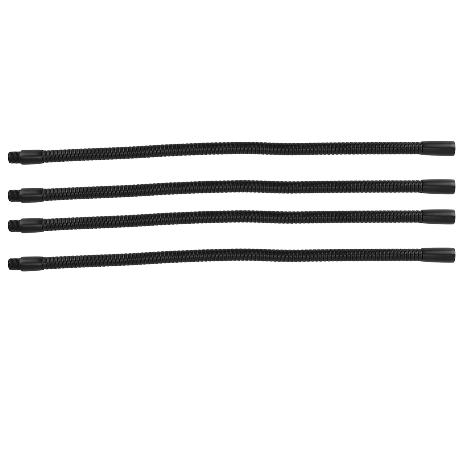 TOPINCN Flexible Lamp Hose, Universal Adjust Gooseneck Lamp Hose Break Proof Light Weight 4 Pcs Flexible 10mm Caliber for Lighting Fitting (35cm)