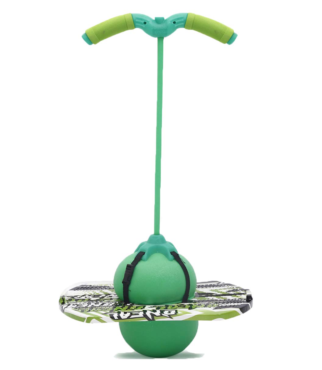 LONTG Pogo Ball Pogo Stick Jumper Balance Ball Hopper Balls Balance Board Bounce Space Balls With Handles Home Indoor Games Fitness Body Training Assistant Workout Accessories For Adults