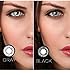 Women Multi-color Cute Charm and Attractive Fashion Contact Lenses Cosmetic Makeup Eye Shadow - Gray 2 By Dream TM