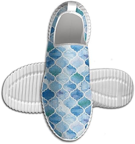 Woman Man's Oriental Style Arabic Mosaic Pattern In Watercolor Paint Retro Style Artwork Print Men's Running Shoes Light Casual Sneakers Breathable