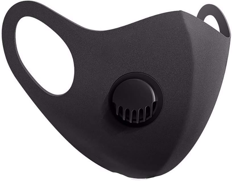 Adults Reusable Face Másk Bandanas with Breathing Valve Anti Haze Dust Face Cover Mouth Air Breathing Filtrar Guard