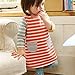 Soda Park Girls Long Sleeve Stripes Crewneck Cotton T-Shirt Dress