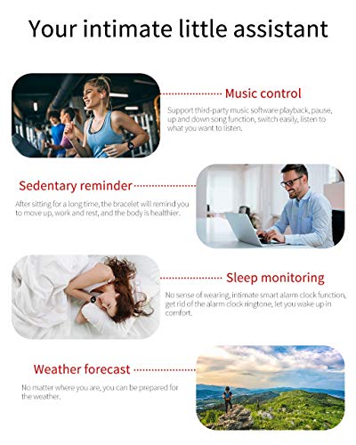 Bravetoshop Bluetooth Smartwatch with Heart Rate Monitor Fitness Watch for GPS, Sport Activity Tracking, Sleep Monitoring, Message Reminder Gold - Thumbnail 3