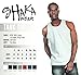 Shaka Wear Men's Active Mens Premium Cotton Basic Tank Top S~5XL